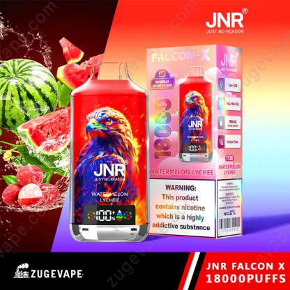 JNR Falcon-X 18000 Puffs Genuine 18K Disposable Vape – Available Individually and Wholesale-Kamrytech