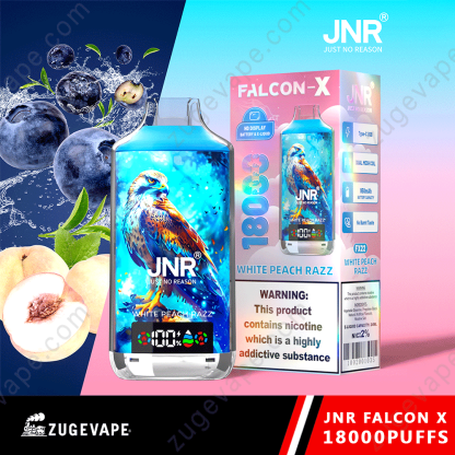 JNR Falcon-X 18000 Puffs Genuine 18K Disposable Vape – Available Individually and Wholesale-Kamrytech