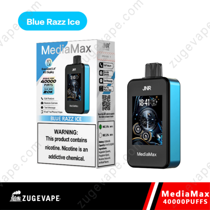 JNR MediaMax 40000 Puffs Smart 40k Disposable Vape Wholesalers-Kamrytech