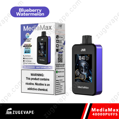 JNR MediaMax 40000 Puffs Smart 40k Disposable Vape Wholesalers-Kamrytech