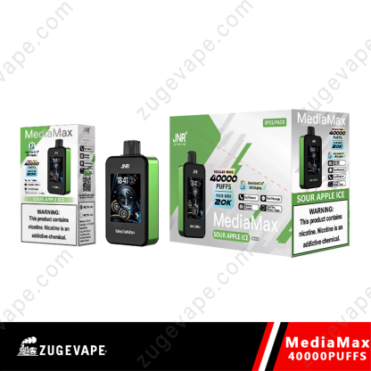 JNR MediaMax 40000 Puffs Smart 40k Disposable Vape Wholesalers-Kamrytech