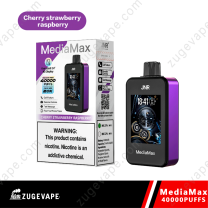 JNR MediaMax 40000 Puffs Smart 40k Disposable Vape Wholesalers-Kamrytech