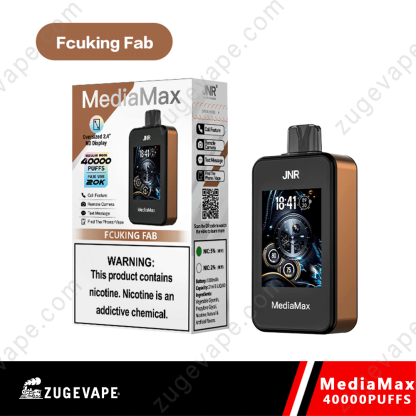 JNR MediaMax 40000 Puffs Smart 40k Disposable Vape Wholesalers-Kamrytech