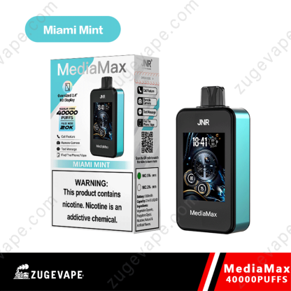 JNR MediaMax 40000 Puffs Smart 40k Disposable Vape Wholesalers-Kamrytech