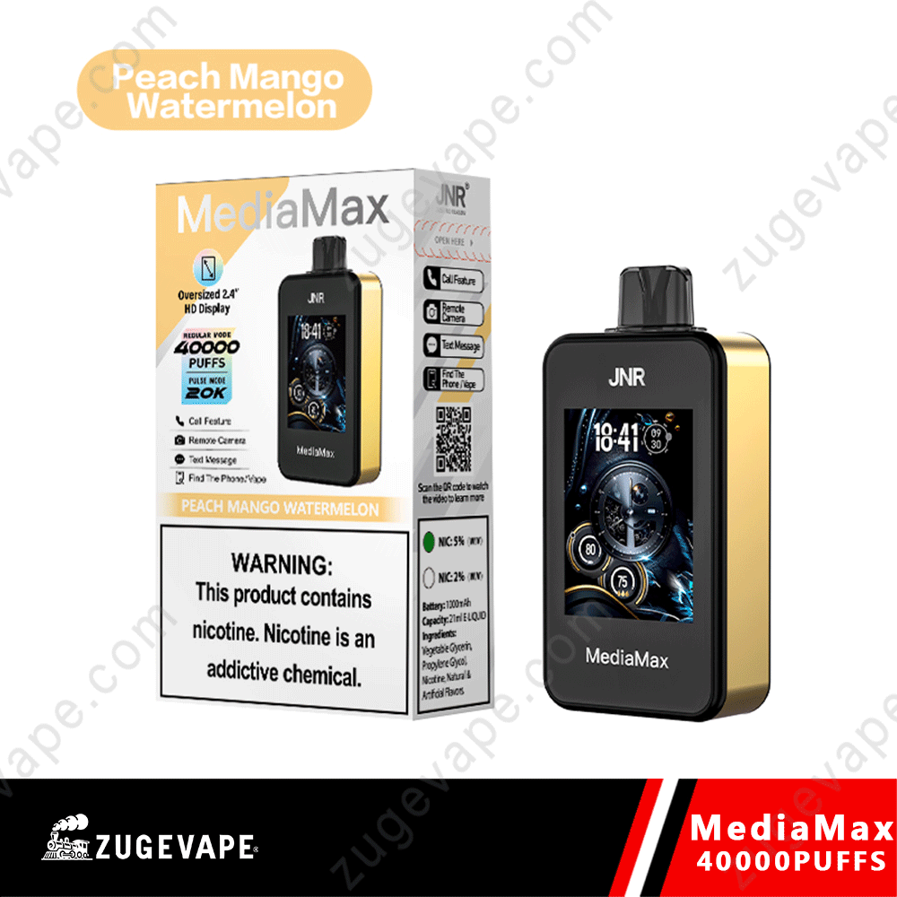 JNR MediaMax 40000 Puffs Smart 40k Disposable Vape Wholesalers-Kamrytech