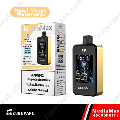 JNR MediaMax 40000 Puffs Smart 40k Disposable Vape Wholesalers-Kamrytech