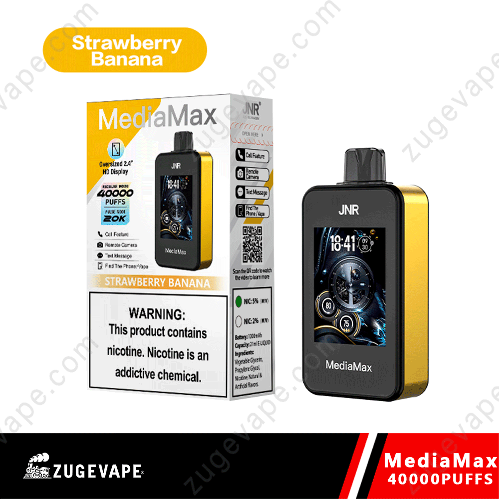 JNR MediaMax 40000 Puffs Smart 40k Disposable Vape Wholesalers-Kamrytech