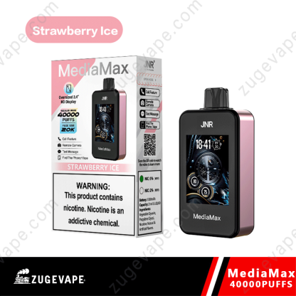 JNR MediaMax 40000 Puffs Smart 40k Disposable Vape Wholesalers-Kamrytech