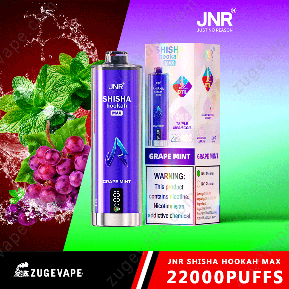 JNR Shisha Max 22000 Puffs Buy Vapes Online Disposable e-cigarettes-Kamrytech