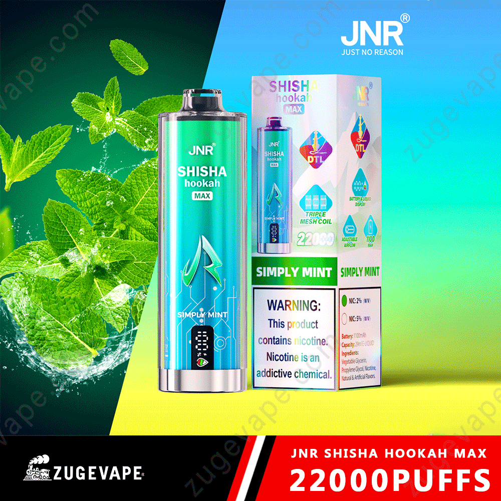 JNR Shisha Max 22000 Puffs Buy Vapes Online Disposable e-cigarettes-Kamrytech