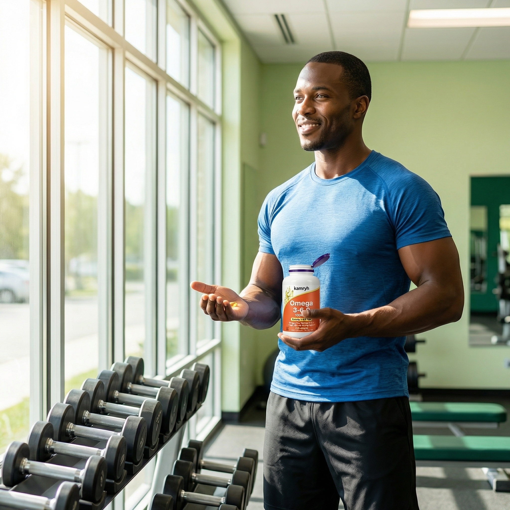 kamryh Foods Supplements, Omega 3-6-9 1000 mg 250 Softgels