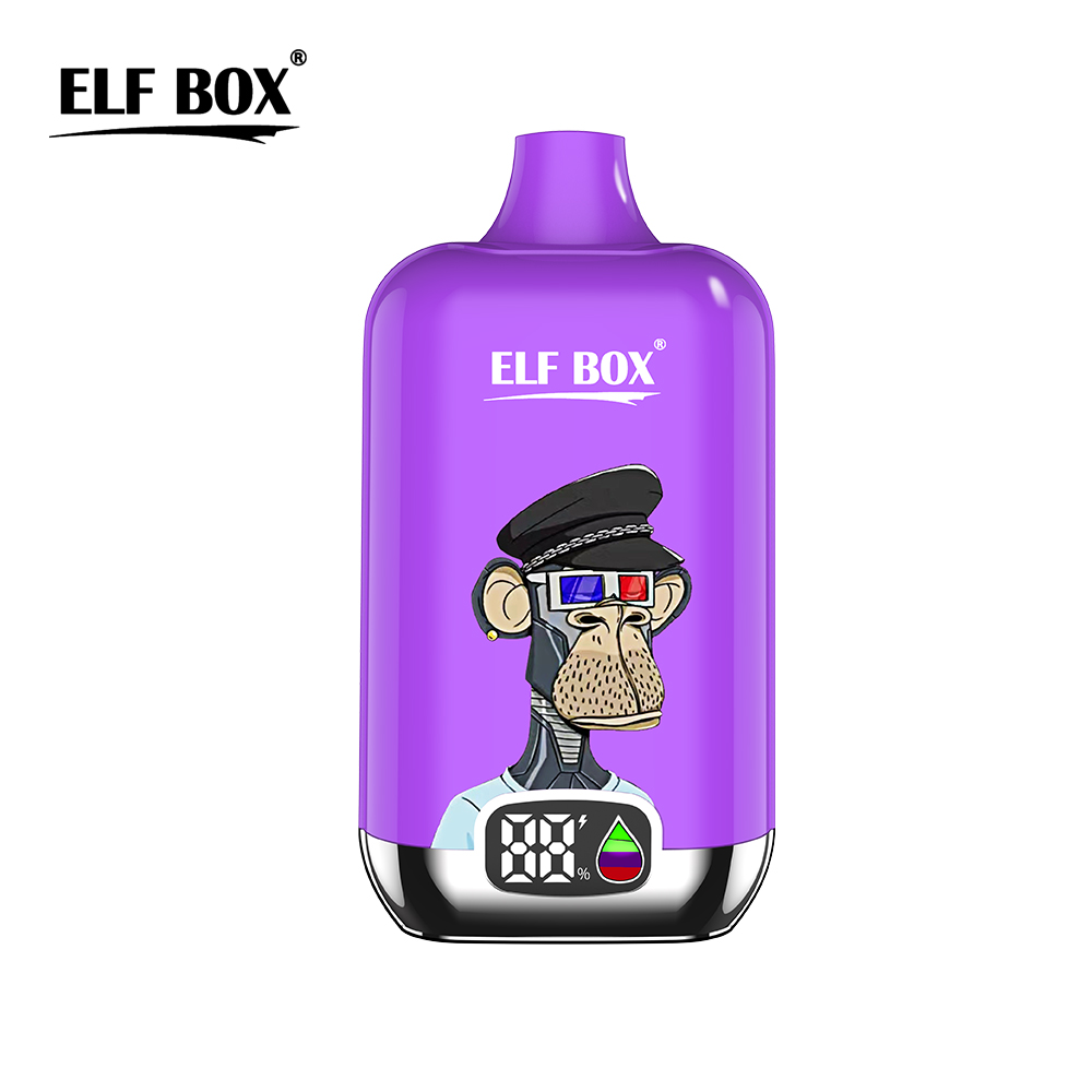 ELF BOX Digital Box 12000 12K Puffs 0% 2% 3% 5% Nicotine LED Display Disposable Vape-kamryvape
