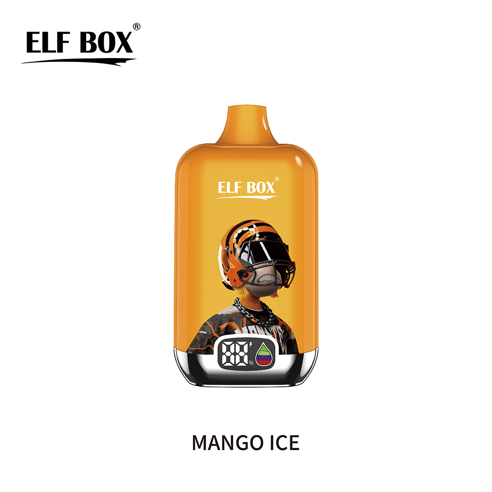 ELF BOX Digital Box 12000 12K Puffs 0% 2% 3% 5% Nicotine LED Display Disposable Vape-kamryvape