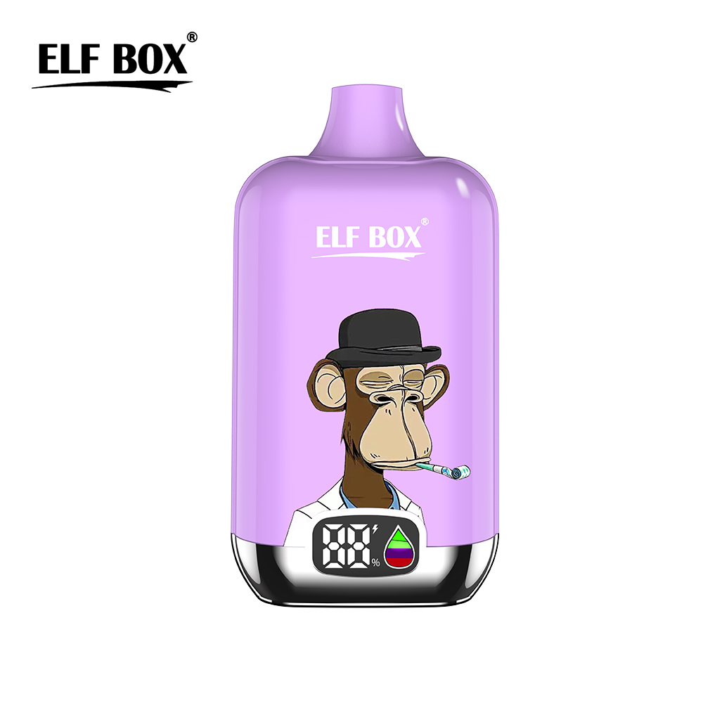 ELF BOX Digital Box 12000 12K Puffs 0% 2% 3% 5% Nicotine LED Display Disposable Vape-kamryvape