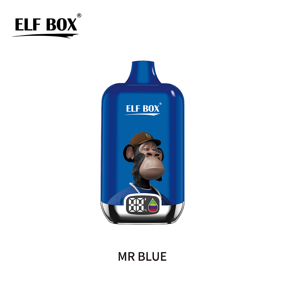ELF BOX Digital Box 12000 12K Puffs 0% 2% 3% 5% Nicotine LED Display Disposable Vape-kamryvape