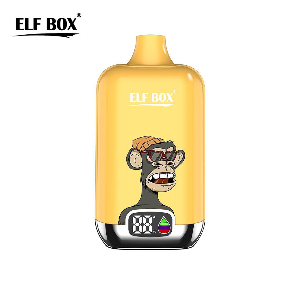 ELF BOX Digital Box 12000 12K Puffs 0% 2% 3% 5% Nicotine LED Display Disposable Vape-kamryvape