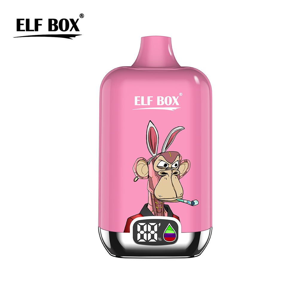 ELF BOX Digital Box 12000 12K Puffs 0% 2% 3% 5% Nicotine LED Display Disposable Vape-kamryvape