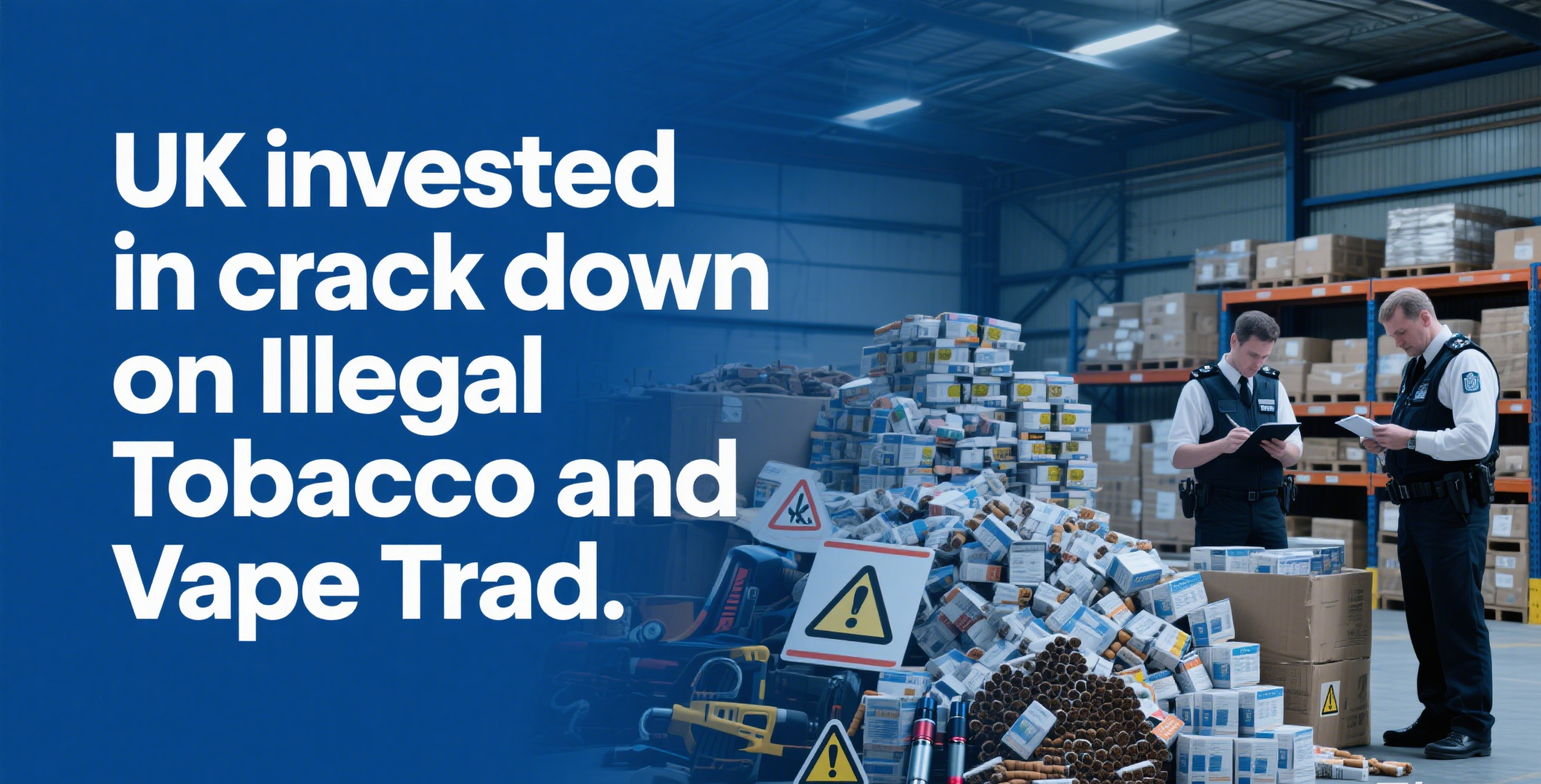 UK invested in crack down on Illegal Tobacco and Vape Trad