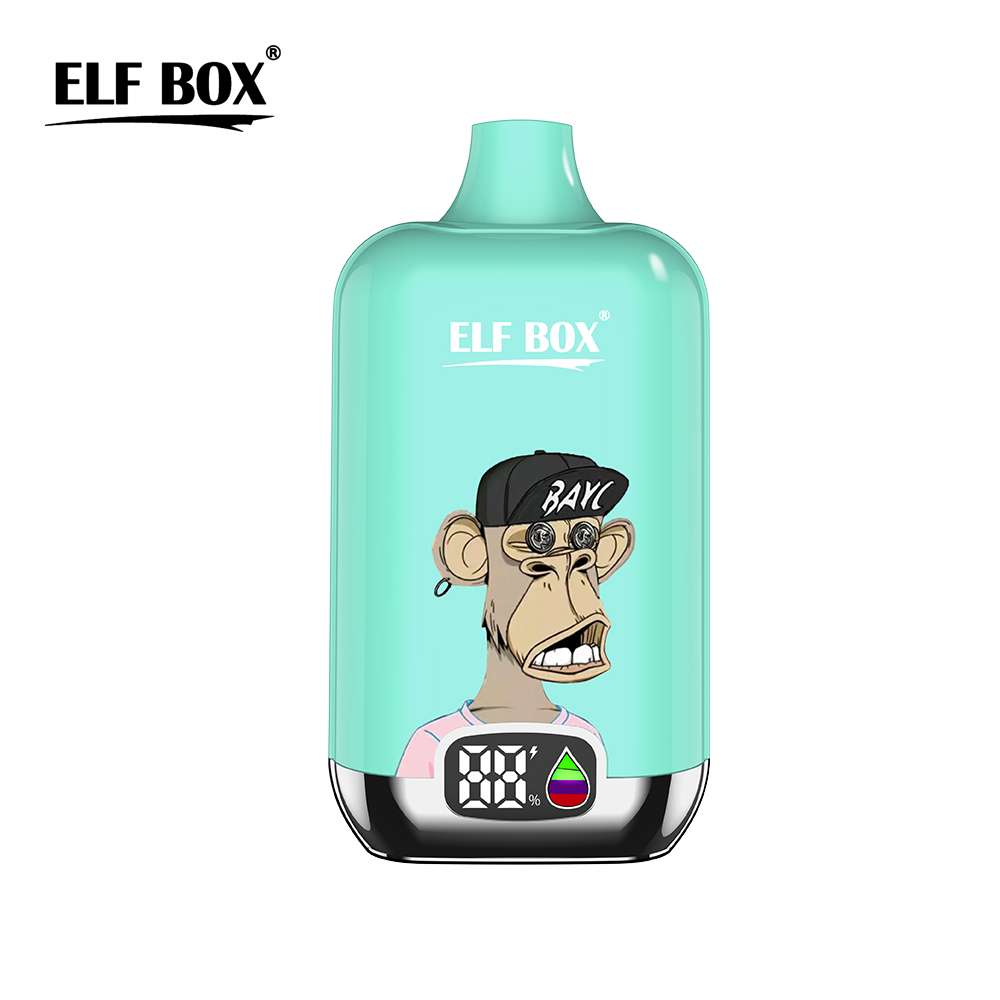 ELF BOX Digital Box 12000 12K Puffs 0% 2% 3% 5% Nicotine LED Display Disposable Vape-kamryvape