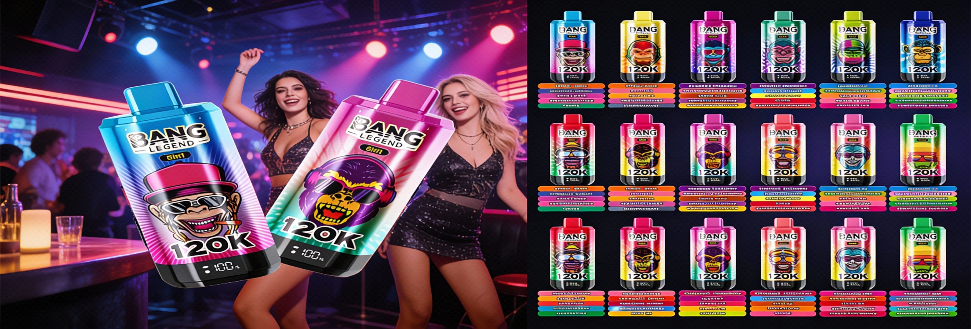 Bang Legend 120K Puffs 5 In 1 Disposable Vape