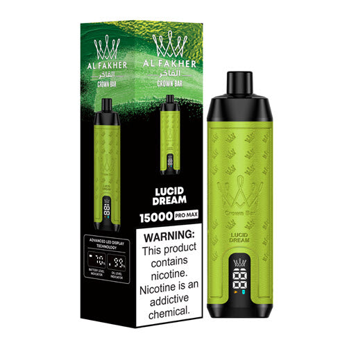 Al Fakher Crown Bar 15000 Puffs Pro Max Disposable Vape-Kamrytech