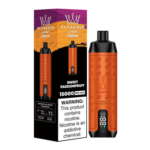 Al Fakher Crown Bar 15000 Puffs Pro Max Disposable Vape-Kamrytech