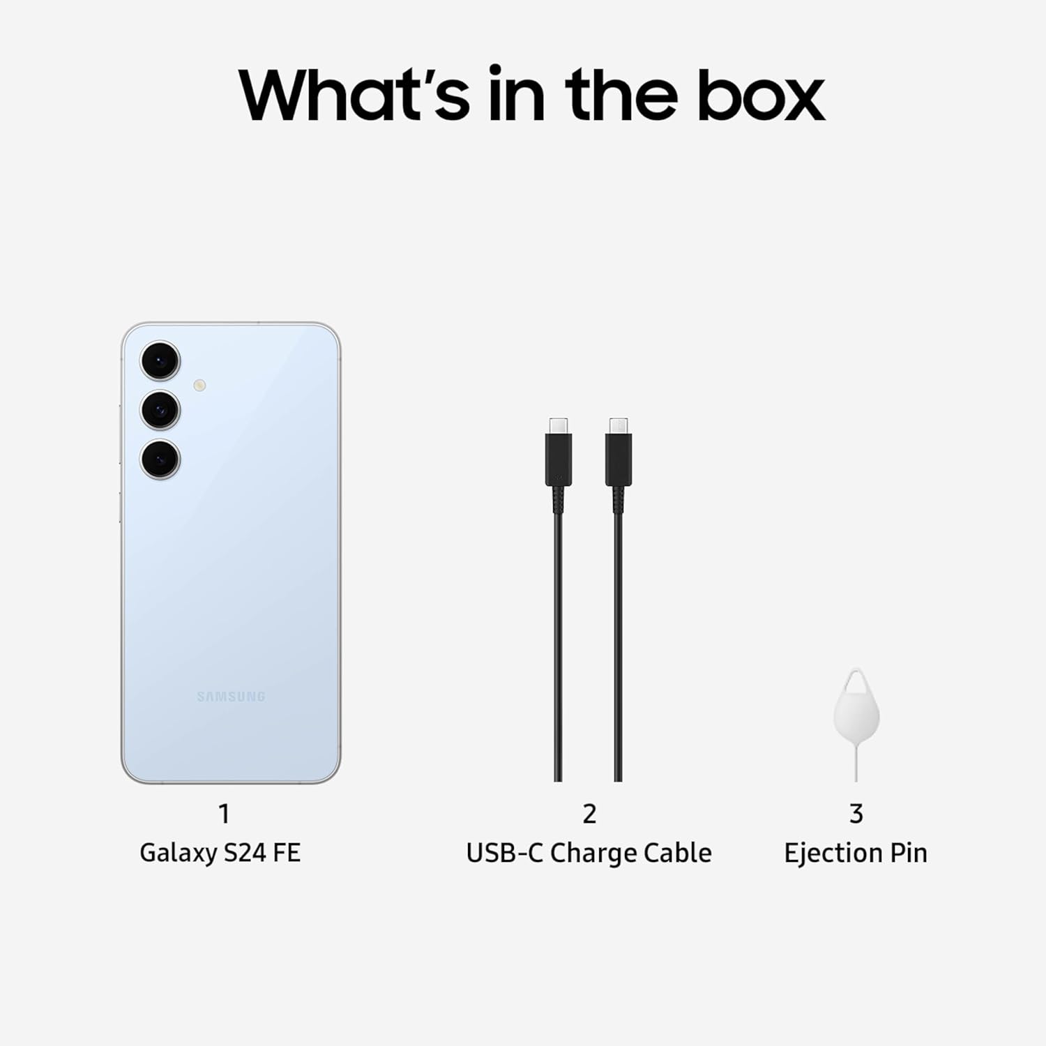 Samthtsung  Galthtaxy S24 FE AI Phone, Unlocked Android Smartphone, High-Res 50MP Camera, Long Battery Life, Brighter Display Screen