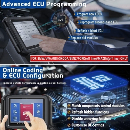 🔥D9 PRO Diagnostic Tool [2024 New Upgraded], Topology Map, ECU Programming & Coding, Bi-Directional & Full Diagnostic, Key Programming, 42+ Services, DoIP & CAN FD