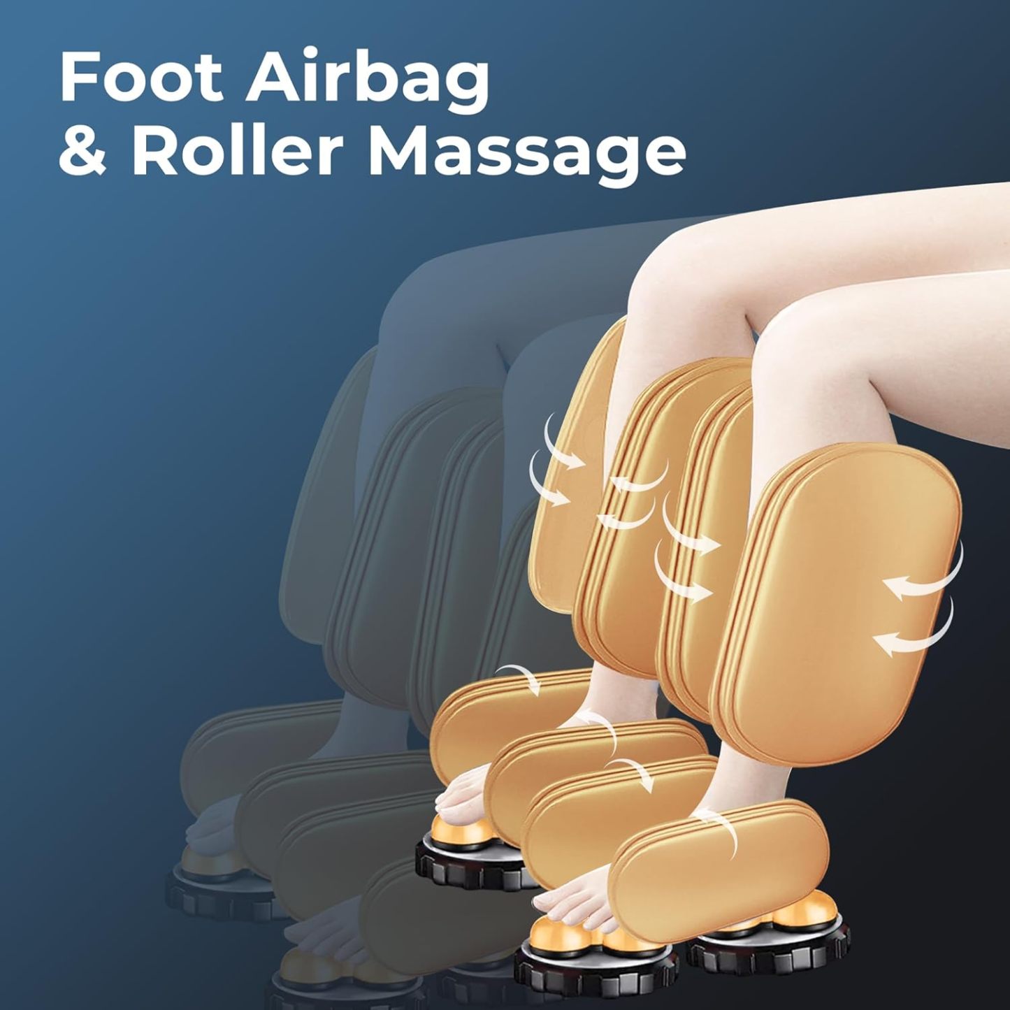 2024 Massage Chair, Full Body Zero Gravity Massage Chair with 8 Fixed Massage Rollers, 6 Auto Modes, Waist Heated, Bluetooth Speaker