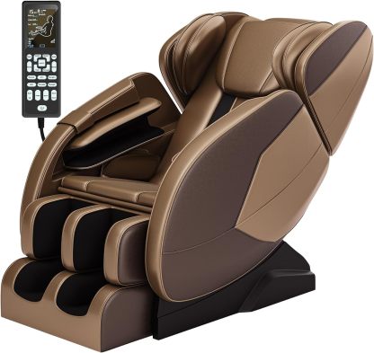 2024 Full Body Massage Chair, Zero Gravity Massage Chair Recliner with Heating Function, Auto Modes, Bluetooth Music Player, Foot Massage