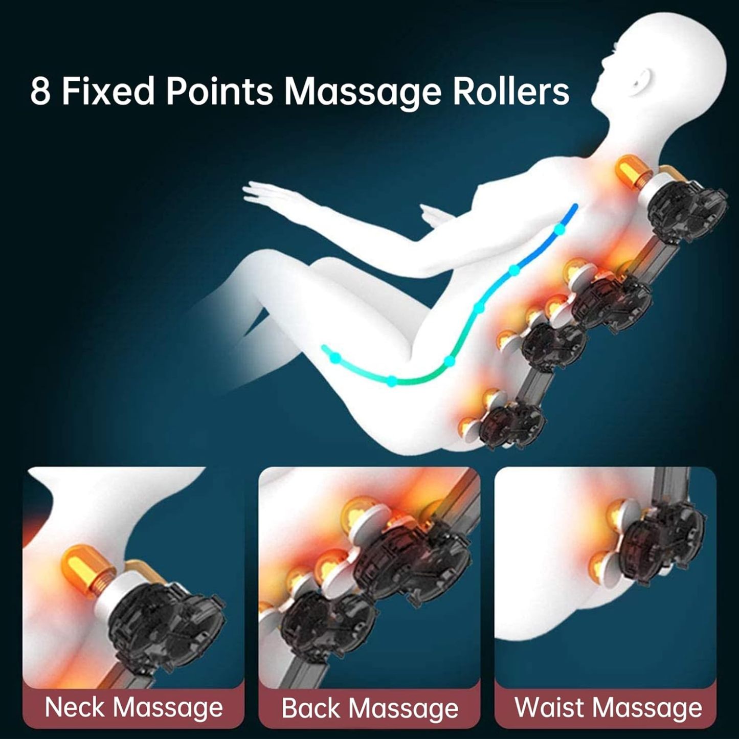 2024 Full Body Massage Chair, Zero Gravity Massage Chair Recliner with Heating Function, Auto Modes, Bluetooth Music Player, Foot Massage