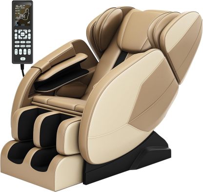 2024 Full Body Massage Chair, Zero Gravity Massage Chair Recliner with Heating Function, Auto Modes, Bluetooth Music Player, Foot Massage