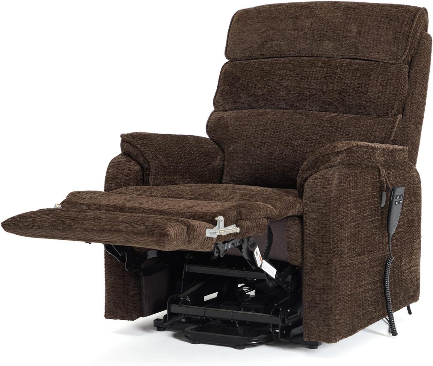 Irene House 9188 Medium Dual Motor Lay Flat Recliner Lift Chair Recliners Infinite Position with Heat Massage for Elderly Up to 300 LBS Electric Power Lift Recliner Chair Sofa