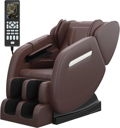 2024 Full Body Massage Chair, Zero Gravity Massage Chair Recliner with Heating Function, Auto Modes, Bluetooth Music Player, Foot Massage