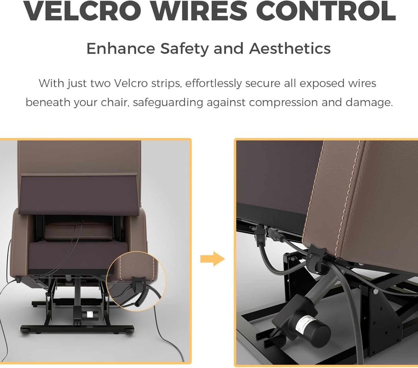 Irene House 9188 Medium Dual Motor Lay Flat Recliner Lift Chair Recliners Infinite Position with Heat Massage for Elderly Up to 300 LBS Electric Power Lift Recliner Chair Sofa