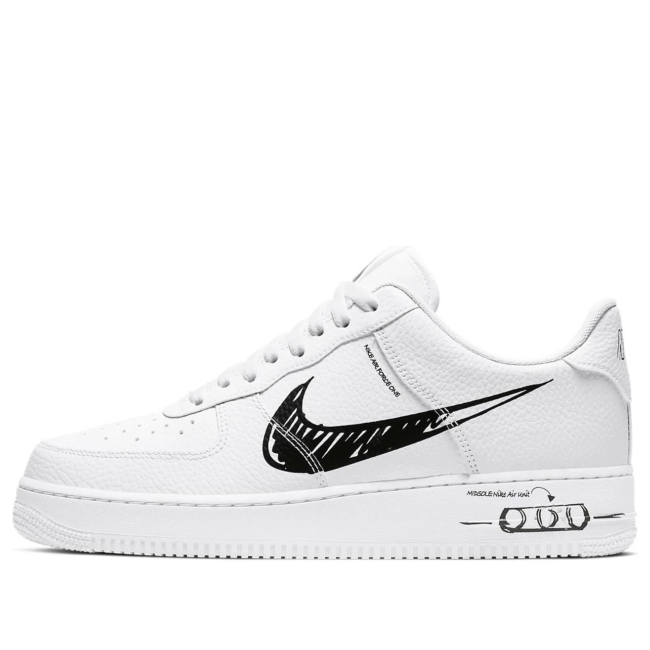 Nithtke Air Force 1 Low 'Sketch - Black' CW7581-101
