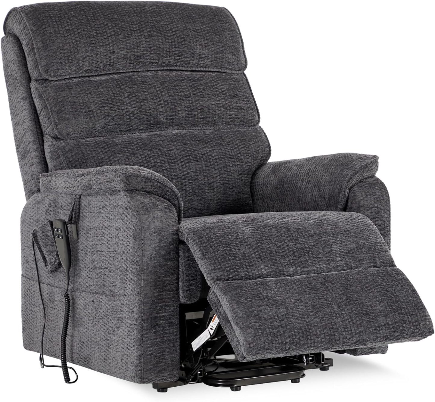 Irene House 9188 Medium Dual Motor Lay Flat Recliner Lift Chair Recliners Infinite Position with Heat Massage for Elderly Up to 300 LBS Electric Power Lift Recliner Chair Sofa