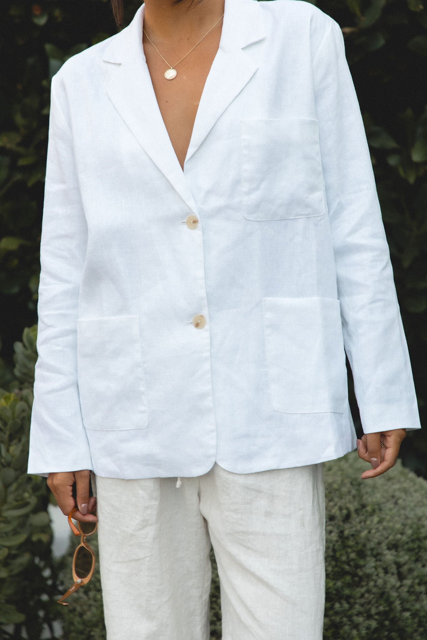 Seaside Soire Linen Blazer
