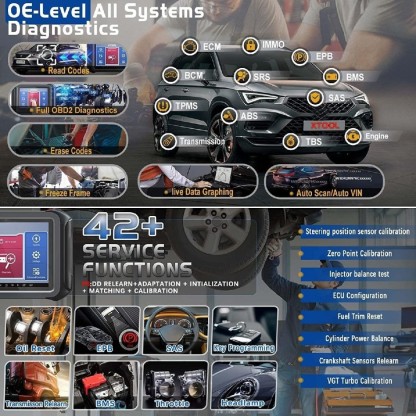 🔥D9 PRO Diagnostic Tool [2024 New Upgraded], Topology Map, ECU Programming & Coding, Bi-Directional & Full Diagnostic, Key Programming, 42+ Services, DoIP & CAN FD