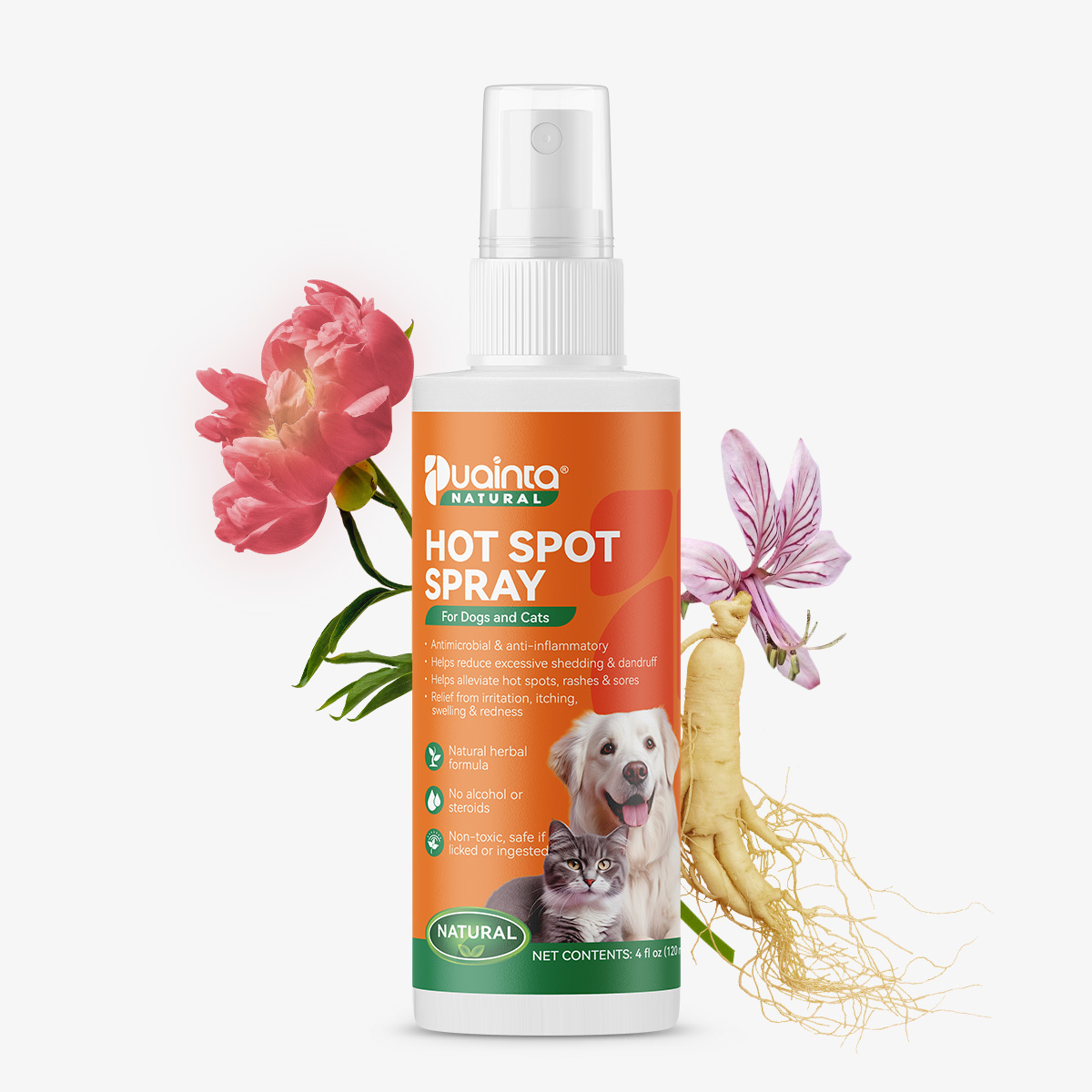 Puainta® Natural Hot Spot Spray for Dogs and Cats