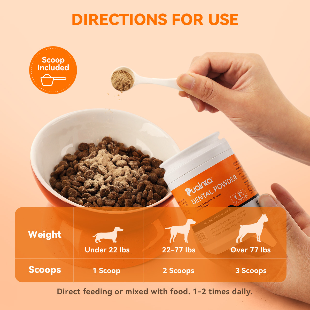 Puainta® Dental Powder, Teeth Cleaning Tartar Remover Cat Dog