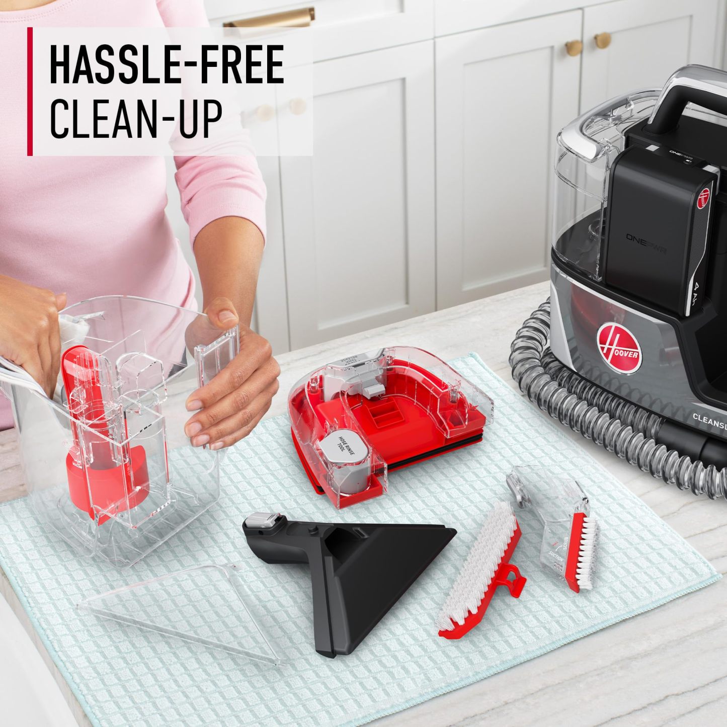 Hoover CleanSlate Plus Carpet & Upholstery Spot Cleaner, Stain Remover, Portable, FH14050