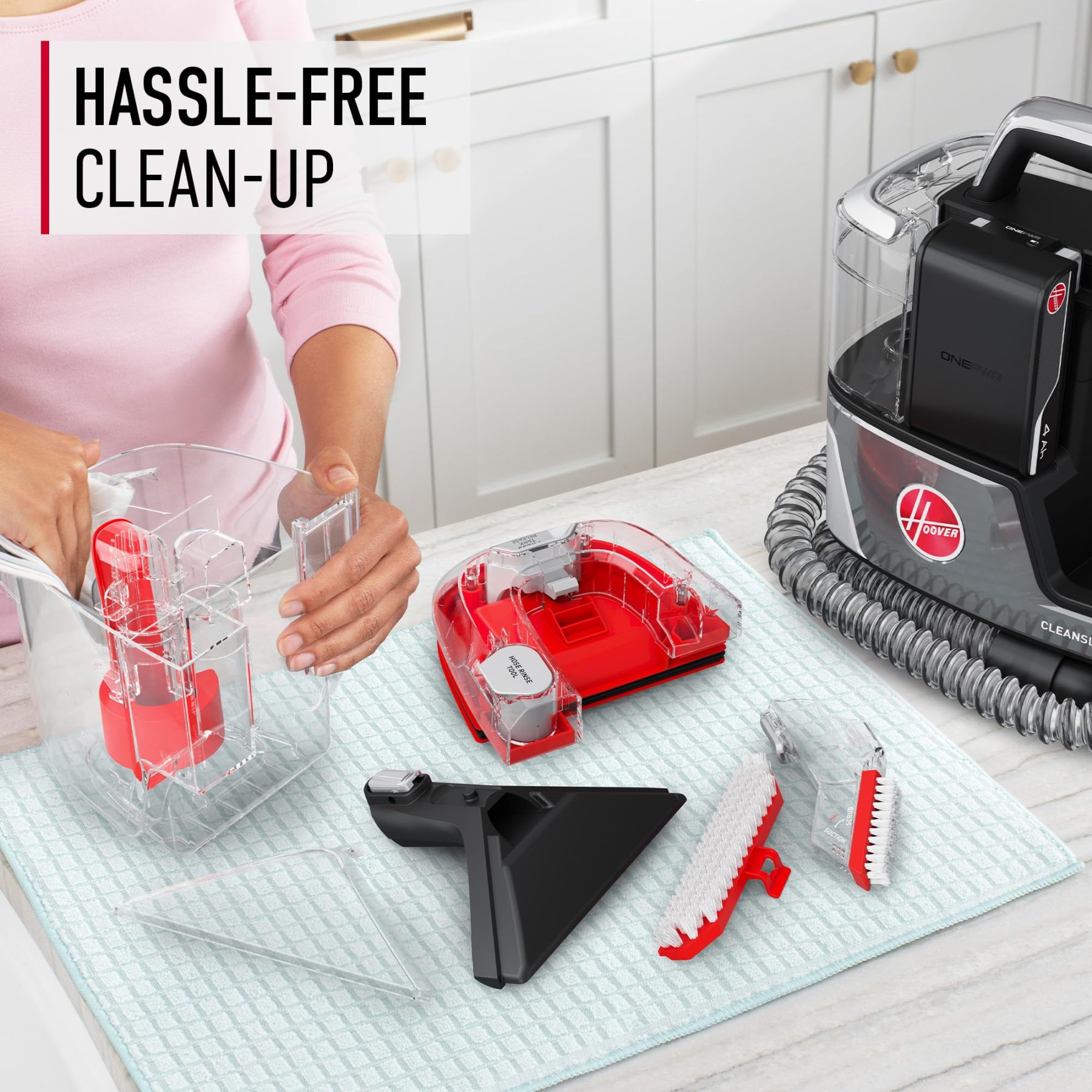 Hoover CleanSlate Plus Carpet & Upholstery Spot Cleaner, Stain Remover, Portable, FH14050