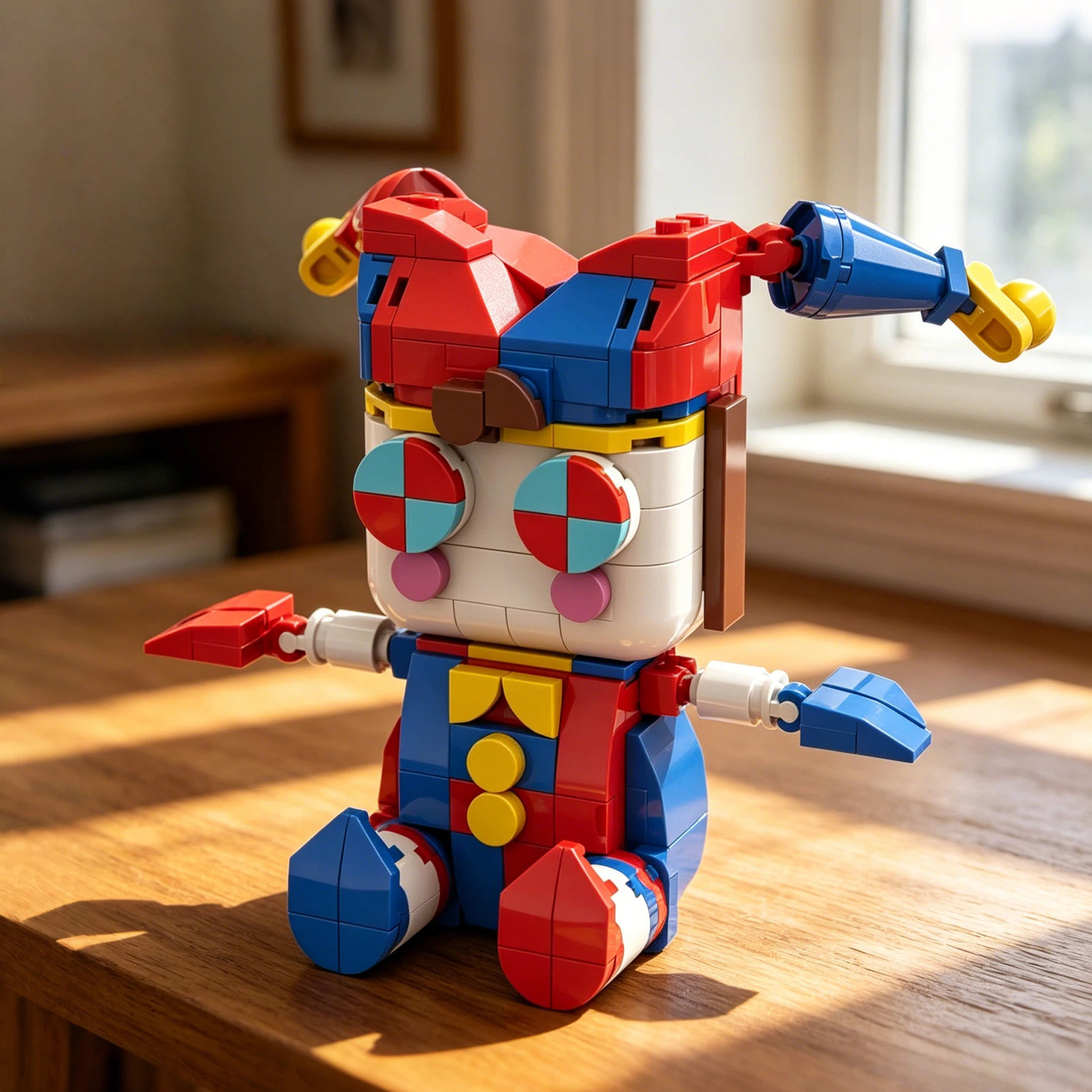 Cute Circus Clown Brick  Set