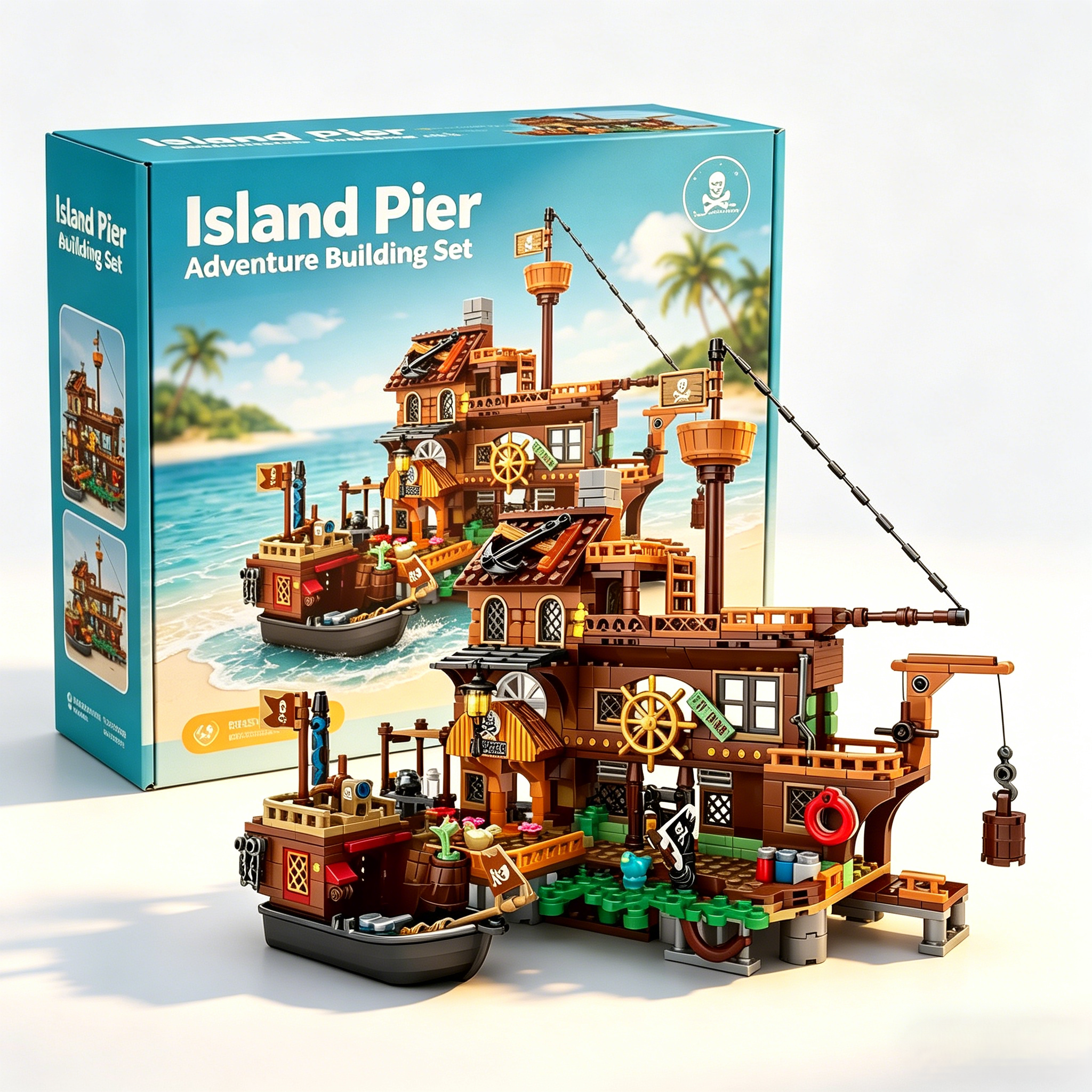 Island Pier Adventure Building Set