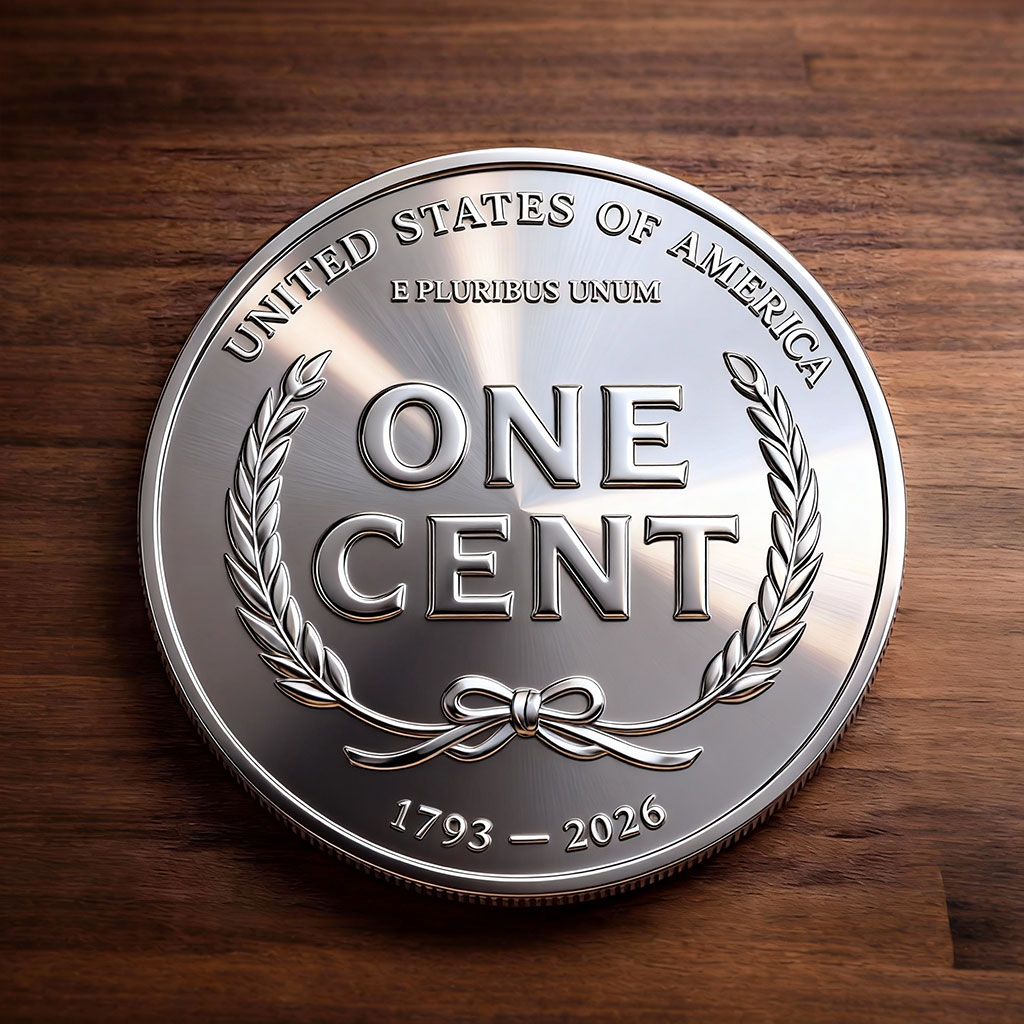 Liberty Cap Cent Commemorative Coin