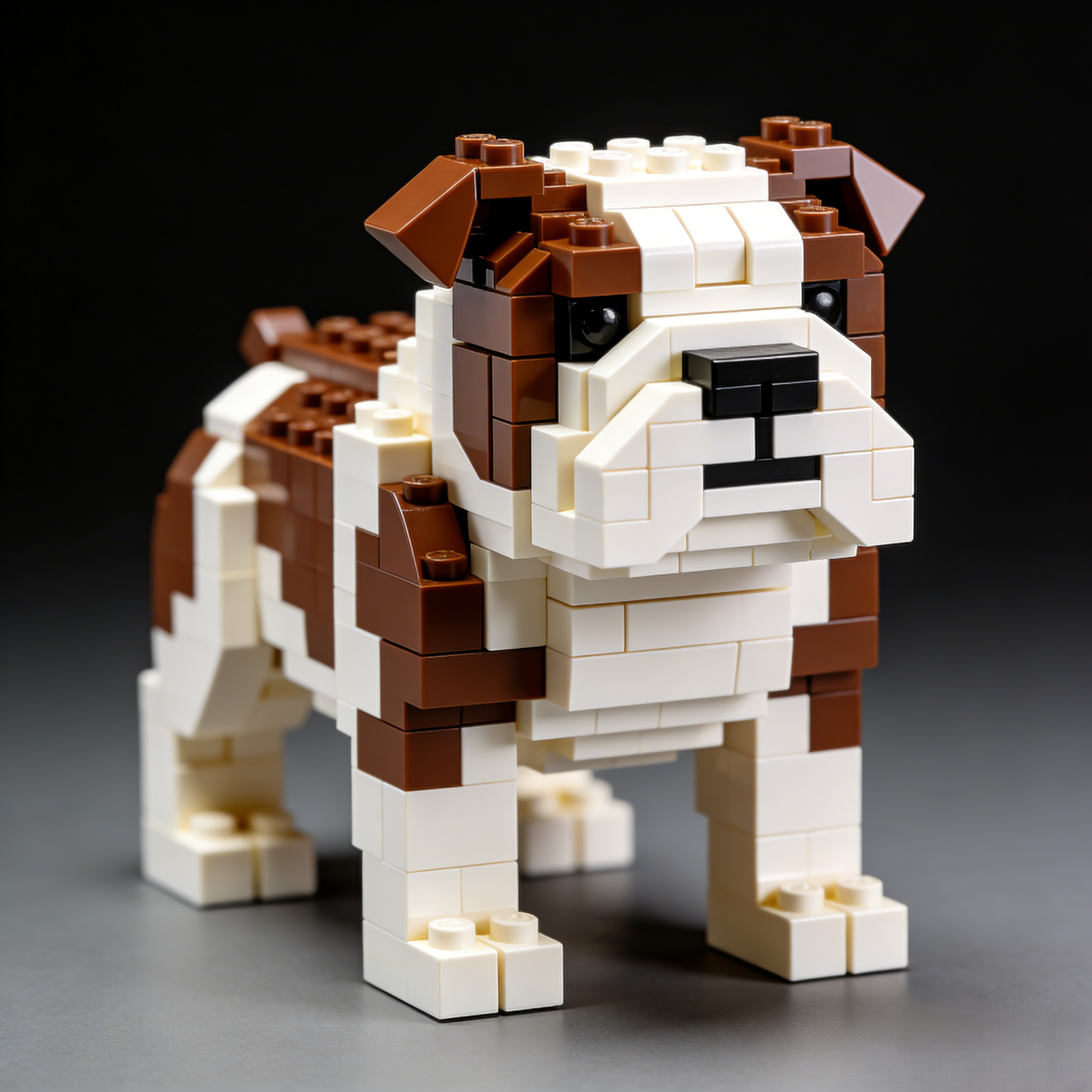 English Bulldog Brick Model Kit