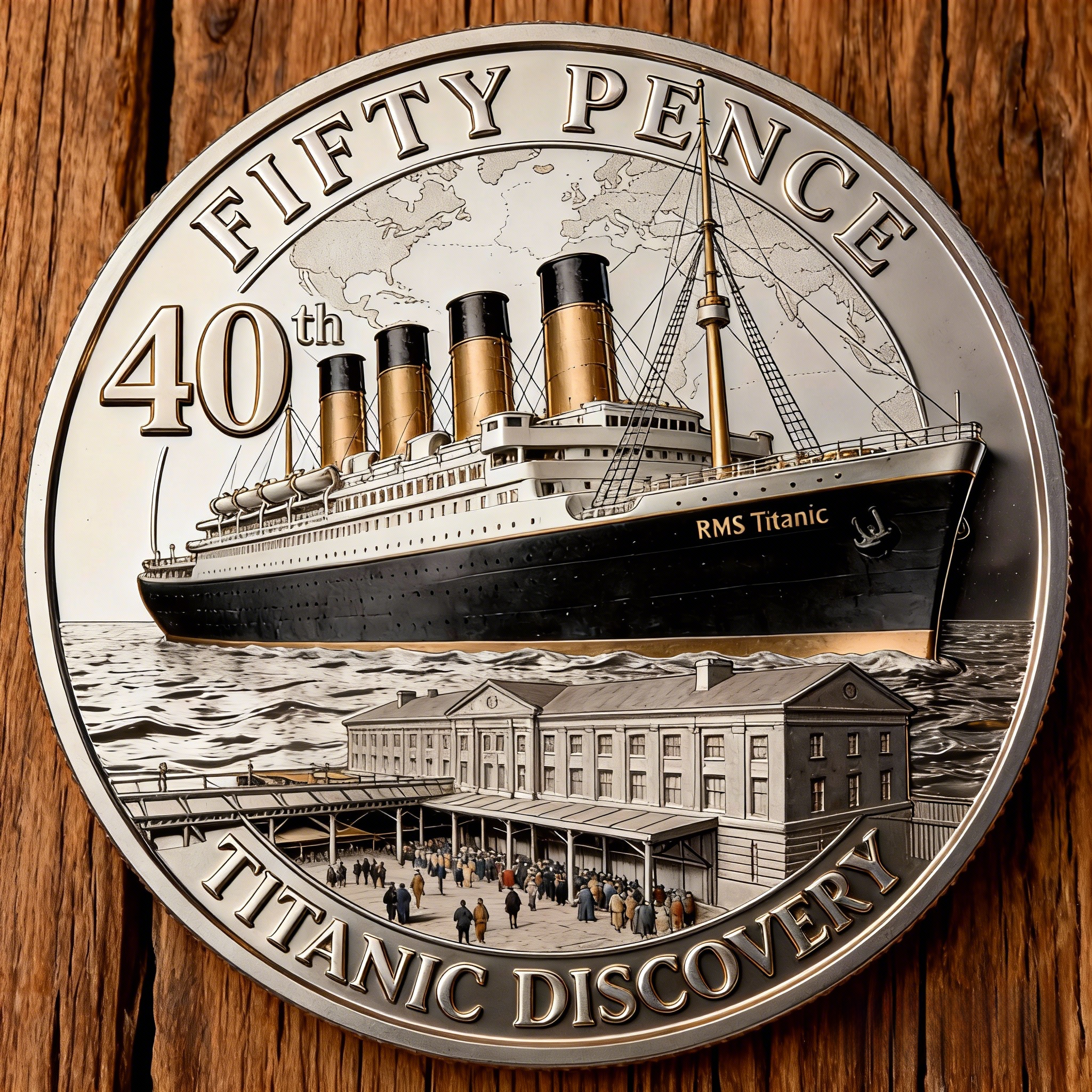 🚢Titanic Discovery 40th Anniversary Commemorative Coin