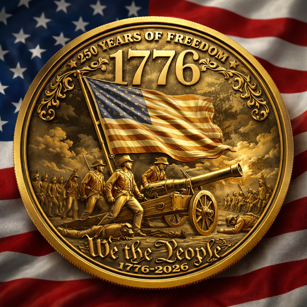 250 Years of Freedom Commemorative Coin