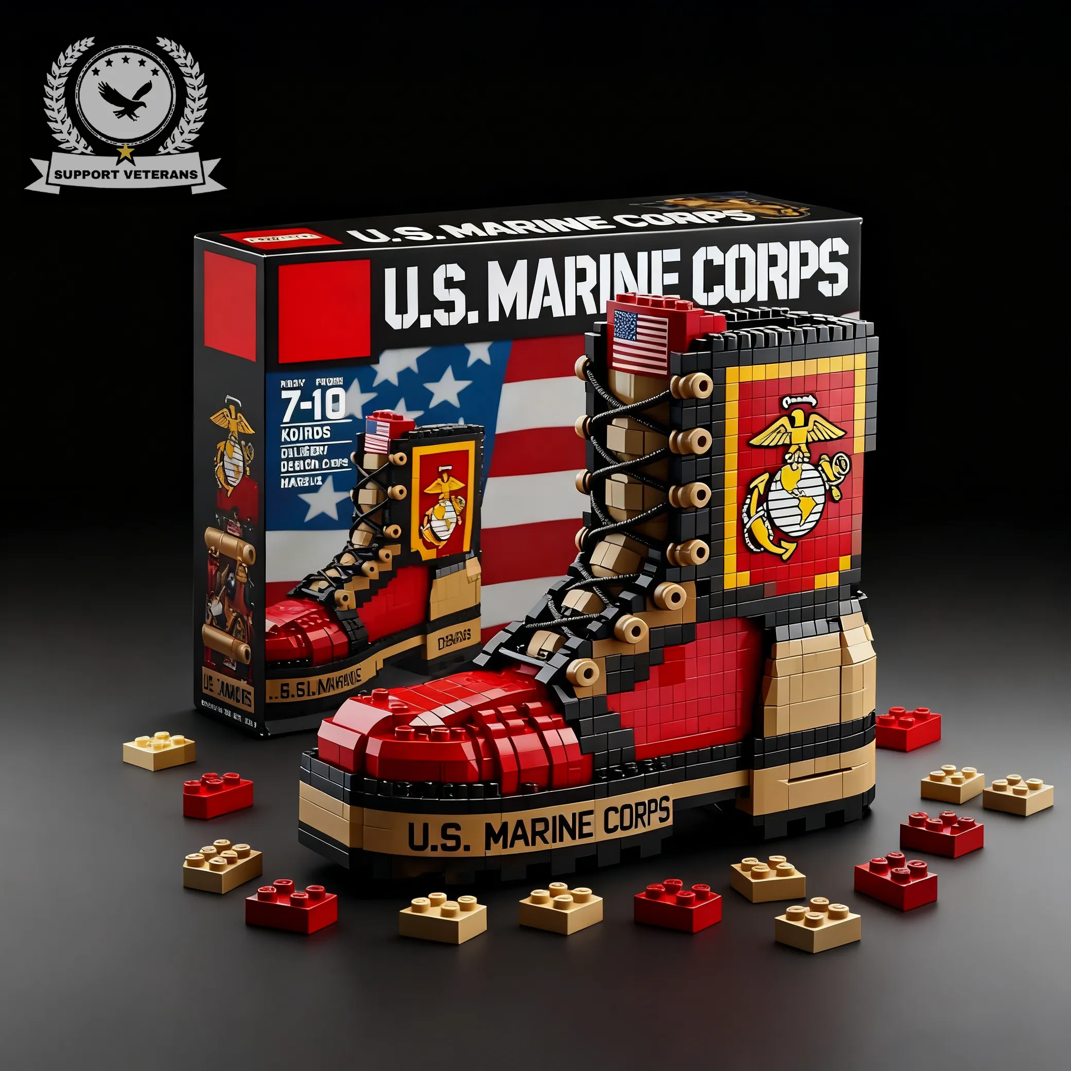 🔥Holiday Sale 50% OFF🔥U.S. Military 250th Anniversary Commemorative Building Blocks - 100% Made in the USA